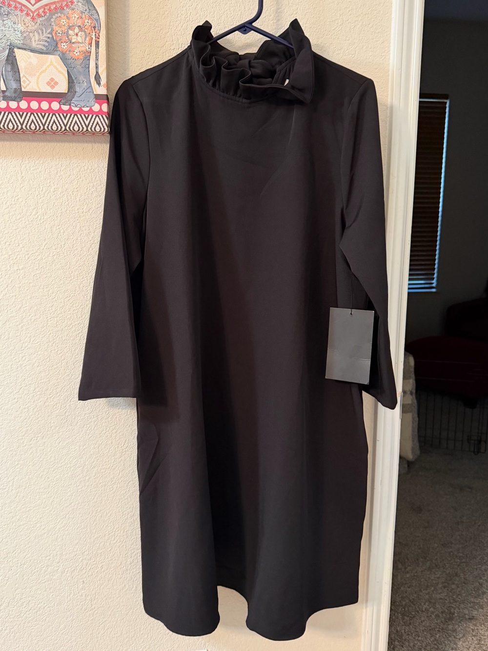 Tuckernuck Daphne Dress, black, XL, NWT